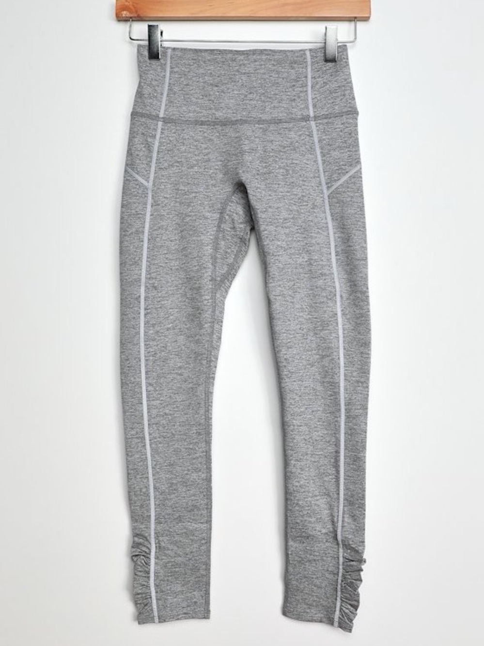 Free People Movement You're A Peach High Rise Leggings in Heather Grey, SZ S 🍑 - Picture 5 of 8